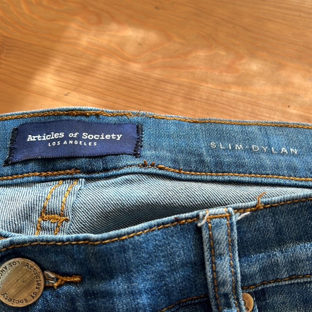 Men’s jeans articles of society LA  36/31 1/2 - Picture 4 of 5